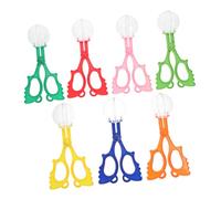 LALADEFIEE Pinces à Ciseaux Pratiques Garçon Et Filles Kit 7 Pièces en Plastique Sûr Petit Format Jouet D'extérieur Éducatif Apprentissage Insectes