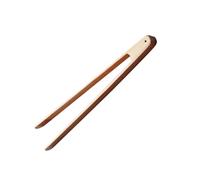 LALADEFIEE Pinces Bois pour Aliments Pince à Toast et Grillades Longue pour Cuisine Prise Facile Ustensile Multifonction pour Barbecue Salades et Cuisson
