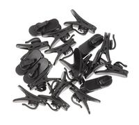 LALADEFIEE Pinces de Microphone Cravate Lot de 20 Clips de Collier de Remplacement Support de Micro Compatibles Ktv et Performances Scéniques Installation Facile Léger et Portable
