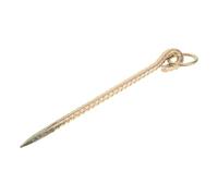 LALADEFIEE Piquet de Laisse pour Chien en Fer Or, Piquet d'attache Solide sans Bavure, pour Jardin et Randonnée, Convient aux Chiens et Moutons