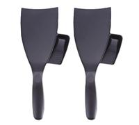 LALADEFIEE Planche à Mèches pour Cheveux en Abs Noir 2 Pièces, Accessoire Coiffure Précis pour Coloration et Balayage Professionnel en Salon Domicile
