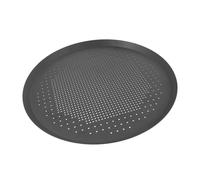LALADEFIEE Plaque Cuisson Perforée Alliage Aluminium Plateau Rond pour Pizza Croustillante Résistant et Polyvalent pour Pâtisserie et Cuisson Au Four