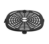 LALADEFIEE Plaque de Cuisson Antiadhésive 185X185 CM pour Friteuse à Air Chaud - Plateau Vapeur et Grill en Acier au Carbone Noir - Accessoire Compatible Lave-Vaisselle pour Cuisson Saine
