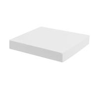 LALADEFIEE Plaque de Plâtre 10X10X1,6 CM Base en Gypse Disque Rond à Surface Lisse pour Argile Socle Stable pour Tour de Potier et Activités de Fabrication de Bols