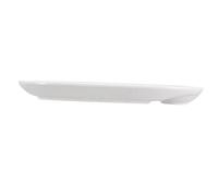 LALADEFIEE Plateau de Service Céramique Assiette Compartimentée Polyvalente pour Sushi Snacks et Dumplings Légère et Pratique pour Restaurants et Maison