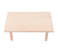 LALADEFIEE Plateforme en Bois Beige pour Hamster Séparation du Deuxième Étage, d'escalade pour Petits Animaux Offrant Sécurité et Développement des Compétences