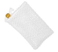 LALADEFIEE Pochette à Savonnette De Bain En Filet Nylon Cordon De Serrage Unisexe Pour Bain Et Voyage Accessoire Exfoliant Économiseur De Savonnette Portable Peau Délicate