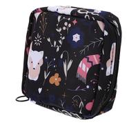 LALADEFIEE Pochette Hygiénique Portable avec Motif Cartoon Étui Multifonction pour Serviettes et Rangement pour Voyage et Usage Quotidien