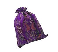 LALADEFIEE Pochette Soie à Cordon Chinois Pour Bijoux Rangement Résistant Et Sacs Faveur Mariage à Motifs Aléatoires Pour Remplir Petits Cadeaux Et Sucreries