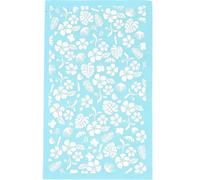 LALADEFIEE Pochoir de Sérigraphie Réutilisable en Polyester 1 Feuille pour Pâte Polymère pour Décoration de Fête et Objets DIY en Bois