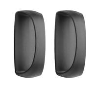 LALADEFIEE Poignée de Porte Autocollante Noire en Pvc, Installation Simple et Robuste, Lot de 1 Paire pour Armoires, Tiroirs et Fenêtres sans Perçage