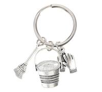 LALADEFIEE Porte-clés Décoratif Thème Ménage Pendentif Pour Personnel De Nettoyage Accessoire De Sac à Main Clé