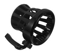 LALADEFIEE Porte-Gobelet pour Moto Noir en Filet Support de Porte-Bidon Antivol pour Guidon Accessoire Rétro Résistant aux Chocs Adapté aux Bouteilles et Gobelets pour Balade et