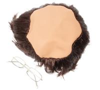 LALADEFIEE Postiche de Moine Chauve Accessoire Unique en Latex Légère et Confortable Fête Halloween pour Adulte pour Cosplay ou Spectacle Scène