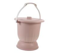LALADEFIEE Pot de Chambre Portable Anti-odeur avec Couvercle Bac Urine Stable et Antidérapant Pot de Nuit pour Personnes Âgées Femmes Enceintes et Usage Domestique