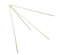 LALADEFIEE Poteaux de Tente en Bois Naturel pour Garçon et Filles Supports Triangulaires de Renfort Robustes Éléments de Structure pour Cabane de Jeu Tiges Rondes Stables et Solide
