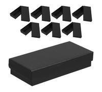 LALADEFIEE Présentoir à Montres 8 pièces : Boîte de présentation rectangulaire 2,4 po x 5,1 po - Boîtes vides à Un Seul Emplacement pour Emballage Cadeau et Occasions spéciales