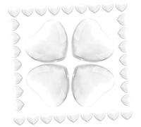 LALADEFIEE Présentoir à Nail Art Transparent 30 Pièces en Verre de Cœur, Nuancier D’ongles Professionnel, Accessoires pour Salons de Manucure et Présentation de Couleurs de Vernis