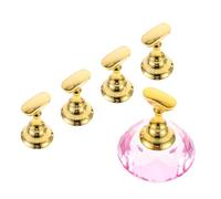 LALADEFIEE Présentoir De Formation Pour Ongles Nail Art Taille Moyenne Rose Support D'entraînement Professionnel Nail Artist Salon Manucure