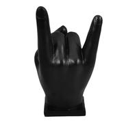 LALADEFIEE Présentoir Porte-baguettes de Batterie Noir en Résine, Support Maillet Tambour Compact et Solide pour Rangement et Exposition, Accessoire Musical Pratique pour Batteurs