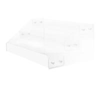 LALADEFIEE Présentoir pour Chewing-gum en Acrylique Élégant et Moderne Étagères Surélevées, Solution Polyvalente pour Magasins de Proximité et Espaces de Vente Détail