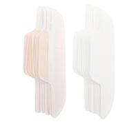 LALADEFIEE Protège- Absorbant Anti-transpiration Jetable 24pcs en Tissu Non Tissé Forme Courbe Étanche pour Entretien D'embauche et Prise en Public