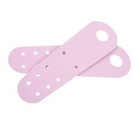 LALADEFIEE Protège-Orteils en Cuir Violet pour Patins à roulettes, Couvre-Orteils Ajustable 1 Paire, Accessoires de Protection Anti-Abrasion pour Chaussures de Roller, Usage Quotidien