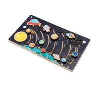 LALADEFIEE Puzzle Éducatif Système Solaire Bois Spatial pour Garçon Fille Ans Développement Motricité Fine et Reconnaissance des Astres Cadeau Garçon Fille Apprentissage Astronomie