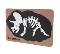 LALADEFIEE Puzzle Fossile De Dinosaure en Bois Robuste Puzzle Squelette D'archéologie pour Tout-Petit Jouet D'éveil Éducatif Multicolore Activité Cognitive Et Motrice