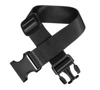 LALADEFIEE Rallonge Bandoulière Pour Paquet Banane Noire, Sangle En Polyester Ajustable Pour Remplacement Facile Lors De Sorties Et Déplacements