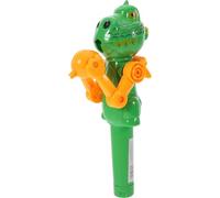 LALADEFIEE Robot Porte-Bonbons Dinosaure Vert pour Garçon et Filles - Lanceur de Sucettes Sucrées - Présentoir à Friandises Fruitées 1 Pièce pour Fêtes D’Anniversaire et Occasions Festives
