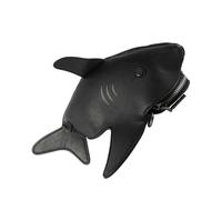 LALADEFIEE Sac Bandoulière Femme Requin PU Sac Épaule Confortable et Doux Design Zippé Protecteur Style Aléatoire pour Femmes