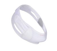 LALADEFIEE Sangle Amincissante Visage V en Tissu Blanc, Bande Raffermissante Professionnelle, Lavable, Lecture Tâches Ménagères