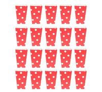 LALADEFIEE Seaux à Goûters en Papier Coloré pour Stocker Popcorn et Petits Présents Design 48 Pièces pour Fête Lors D'anniversaires et Soirées