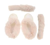 LALADEFIEE Semelles Intérieures D'hiver en Peluche Blanche, Isolantes et Amovibles, pour Chaussures et Bottes D'hiver, Confort pour Neige et Froid