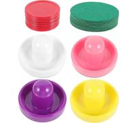 LALADEFIEE Set de 1 Accessoire de Hockey Glace Palets Ronds en Abs et Design Lisse, pour Salle de Jeux et Jeux D'intérieur