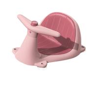 LALADEFIEE Siège de Bain Garçon Fille Stable Antidérapant avec Pulvérisateur Eau Siège de Sécuritaire Né Compatible Rose