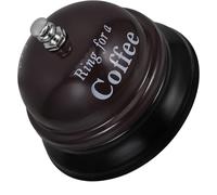LALADEFIEE Sonnette d'appel puissante en alliage d'aluminium avec design professionnel, cloche de service pour comptoir et cuisine, adaptée aux environnements de bureau