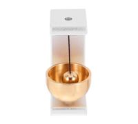 LALADEFIEE Sonnette et Fixation Facile Créative en Cuivre et Fer Magnétique avec Son Cloche des Commerçants pour Porte D'entrée ou Réfrigérateur