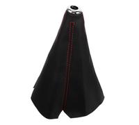 LALADEFIEE Soufflet de Levier de Vitesse Cuir PU avec Coutures Rouges Housse Protectrice Anti-poussière pour Levier Manuel Manchon de Protection Résistant Aux Salissures