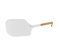 LALADEFIEE Spatule à Pizza En Aluminium Avec Manche Isolant En Bois, Longue Pelle à Gâteau Résistante Thermique, Serveur à Pizza Pratique Pour Maison, Restaurant Et Pizzeria