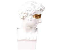 LALADEFIEE Statue de David en Résine Blanche Sculpture Délicate et Unique pour Maison ou pour Décoration Intérieure Élégante pour Maison ou de Pendaison de Crémaillère