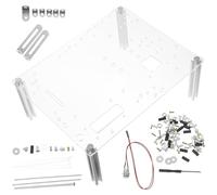 LALADEFIEE Support Châssis Ouvert pour Carte Mère ATX Cadre Transparent, Base Stable Anti-Basculement, pour Montage et Test Composants en Environnement DIY