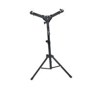 LALADEFIEE Support de Batterie Compact Réglable pour Pad d'Entraînement 12 Pouces Cadre en Fer et ABS Noir Support pour Caisse Claire Hauteur Ajustable pour Pratique et Entraînement