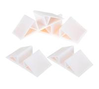 LALADEFIEE Support de Clôture et Maintien de Clôture en Plastique Blanc 4 Pièces Base Triangulaire Robuste pour Jardin et Animaux de Compagnie pour Sécurité Garçon et Filles