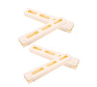 LALADEFIEE Support de Pinces à Dominos 4 Pièces pour Train de Dominos Hyvode Boîte de Rangement Accessoires de Jeu Créatif pour Garçon et Filles Clips Automatiques Jouets Éducatifs Famille