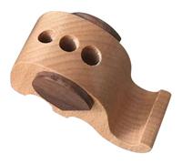 LALADEFIEE Support de Téléphone de Bureau Éléphant en Bois, Porte-Cartes de Visite Multifonction, Maintien Ferme, pour Bureau à Domicile et Enfants