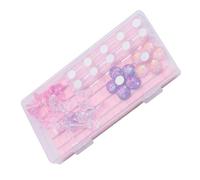 LALADEFIEE Support Entraînement Ongles avec Base et Argile Adhésive Présentoir Pratique pour Manucure et Affichage Ongles Faux Kit Portable pour Débutants et Salon