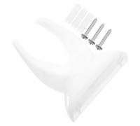 LALADEFIEE Support Mural Compatible avec Tous Lecteurs pour Scanner de Codes-Barres en Plastique Blanc, Design Élégant et Gain de Place pour Bureau Organisé