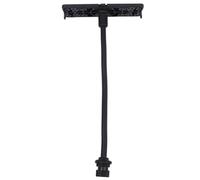 LALADEFIEE Support pour Sondeur de Pêche en Kayak, Nylon et Silicone Noir